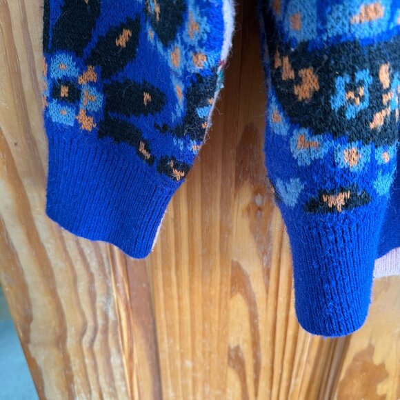 Farm Rio Toucans Scarf Print Cardigan Sweater | M - Picture 6 of 13